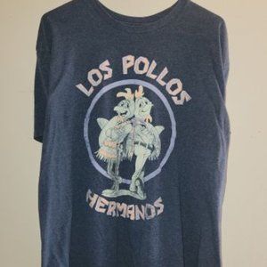 Blue-Gray Breaking Bad "Los Pollos Hermanos" T-Shirt